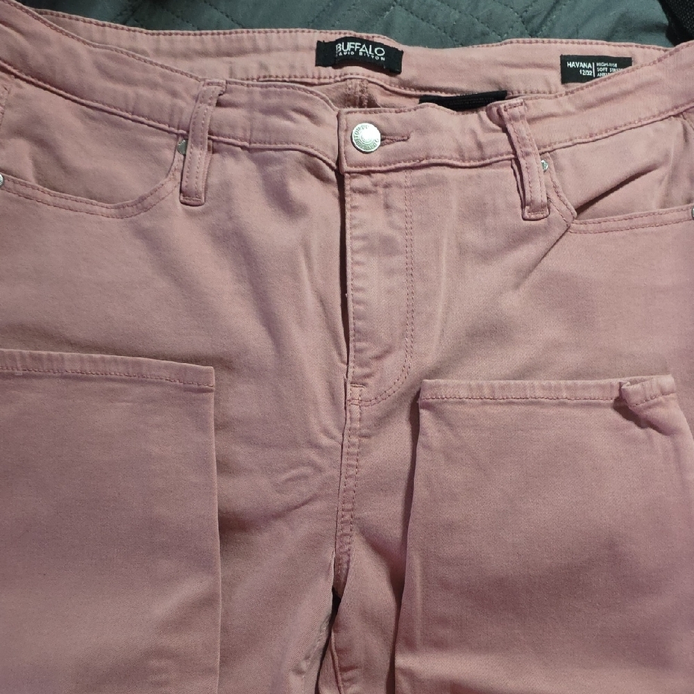 Buffalo David Bitton Women's Mauve High Rise Jeans